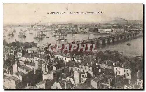 Cartes postales Bordeaux La rade vue generale