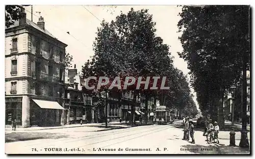 Cartes postales Tours Avenue de Grammont