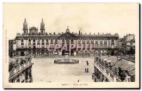 Cartes postales Nancy Hotel de ville