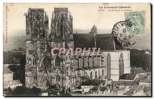 Cartes postales Toul Place de la cathedrale