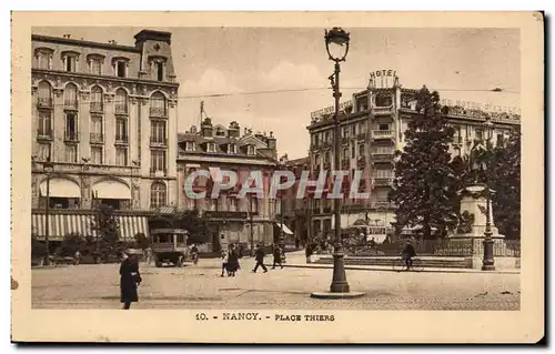 Cartes postales Nancy Place Thiers