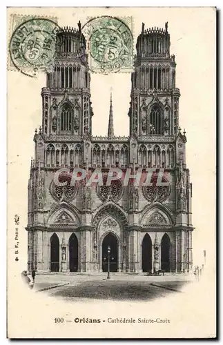 Cartes postales Orleans Cathedrale Sainte Croix