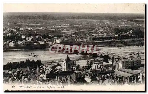 Ansichtskarte AK Orleans Vue sur la Loire