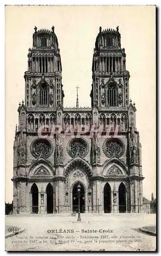 Cartes postales Orleans Sainte Croix