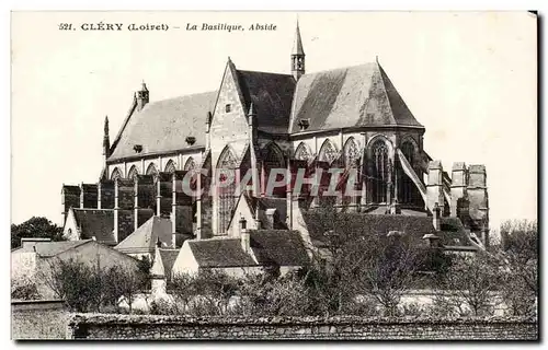 Cartes postales Clery La basilique Abside