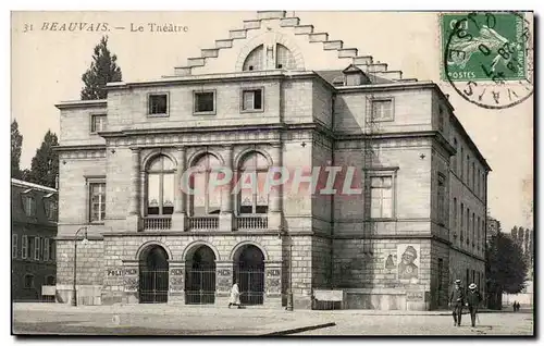 Cartes postales Beauvais Le theatre