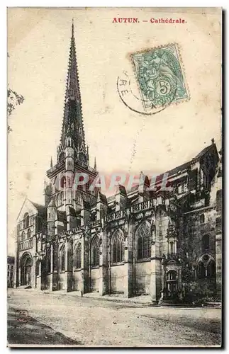 Cartes postales Autun Cathedrale