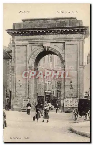 Cartes postales Nevers La porte de Paris