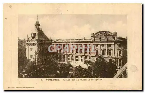 Ansichtskarte AK Toulouse Facade Est du Capitole et square