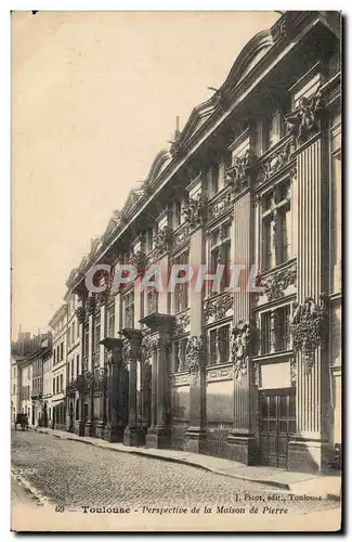 Cartes postales Toulouse Perspective de la maison de Pierre