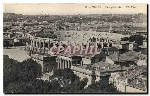 Cartes postales Nimes Vue generale