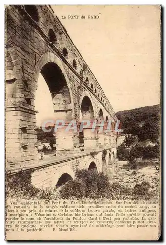 Cartes postales Le pont du Gard