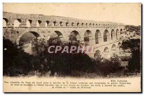 Cartes postales Le pont du Gard