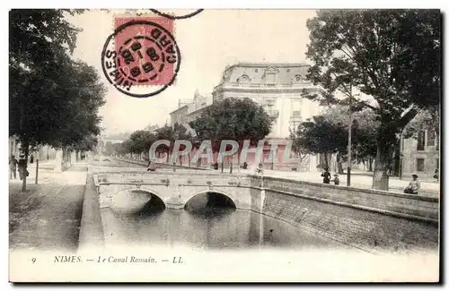 Cartes postales Nimes Le canal romain