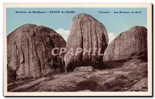 Cartes postales Environs de Montlucon Evaux les Bains Les rochers de Bord