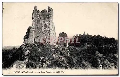 Cartes postales Crozant La tour carree