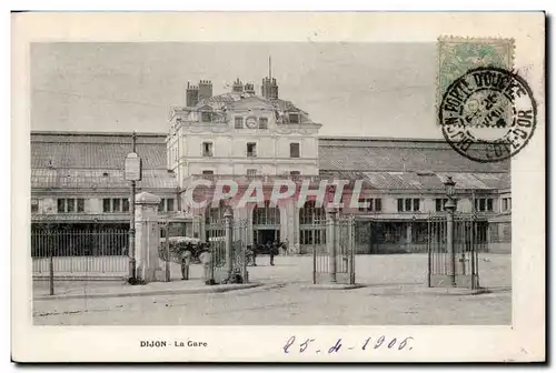 Cartes postales Dijon La gare