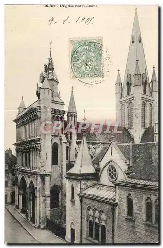 Cartes postales Dijon Eglise Notre Dame