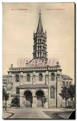 Cartes postales Toulouse Clocher de St Sernin