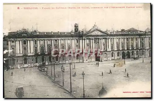 Cartes postales Toulouse Facade du capitole