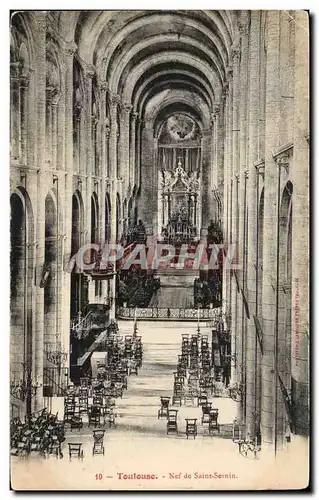 Cartes postales Toulouse Nef de Saint Sernin