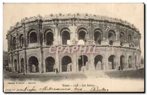 Cartes postales Nimes Les arenes