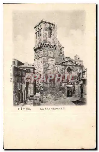 Cartes postales Nimes La cathedrale