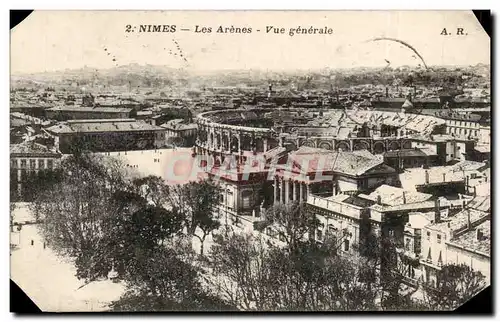 Cartes postales Nimes Les arenes Vue generale