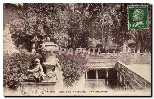 Ansichtskarte AK Nimes Jardin de la fontaine le Nympheum