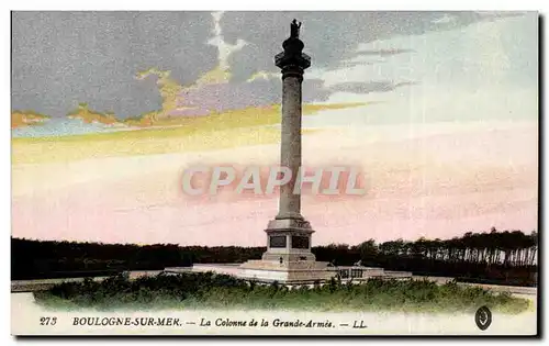 Ansichtskarte AK Boulogne sur Mer La colonne de la grande armee