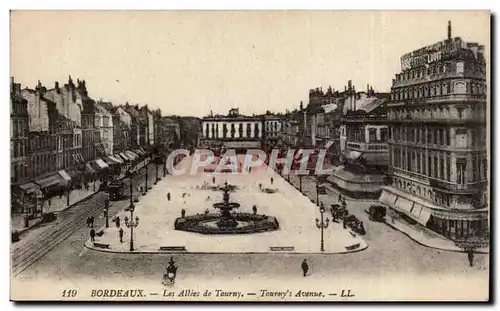 Cartes postales Bordeaux Les allees de Tourny