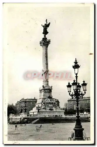 Ansichtskarte AK Bordeaux Place des Quinconces Monument des Girondins