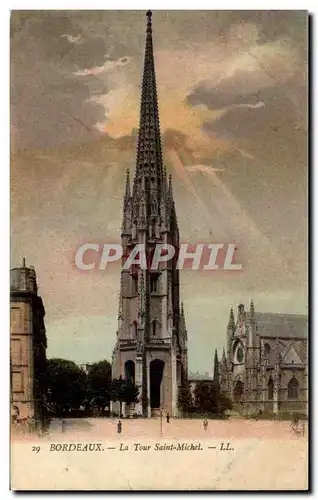 Cartes postales Bordeaux La Tour St Michel