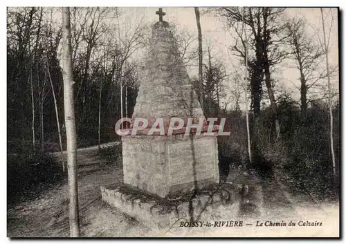 Ansichtskarte AK Boissy la Riviere Le chemin du calvaire