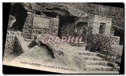 Ansichtskarte AK Boissy la Riviere Les grottes de St Francois d Assise