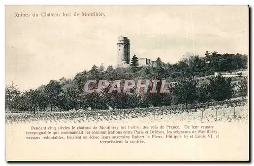 Cartes postales Ruines du chateau fort de Montlhery