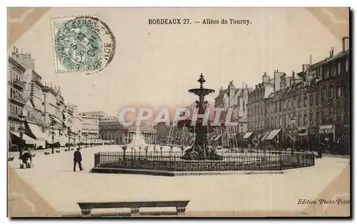 Cartes postales Bordeaux Allees de Tourny