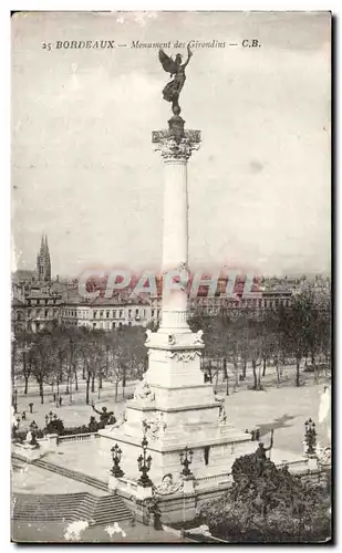 Cartes postales Bordeaux Monument des Girondins