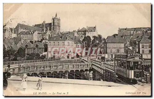 Cartes postales Le Mans Le pont en X