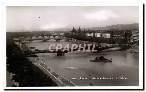 Cartes postales moderne Lyon Perspective sur le Rhone