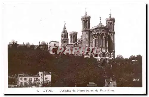 Cartes postales moderne Lyon La basilique ND de Fourviere