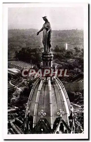 Cartes postales moderne Lyon Notre Dame de Fourviere et l ancienne chapelle