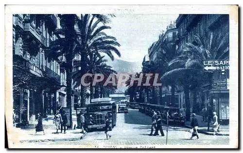 Cartes postales Toulon Avenue Colbert