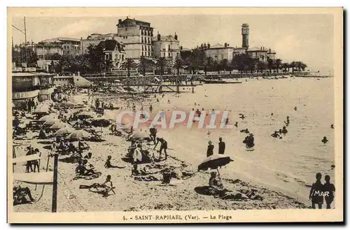 Cartes postales Saint Raphael La plage