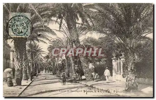 Cartes postales Hyeres Avenue de Beauregard