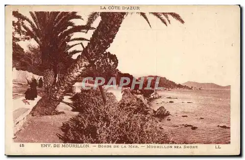 Cartes postales Environs de Mourillon Bords de la mer