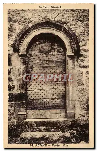 Cartes postales Penne Porte