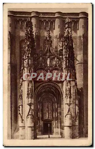 Cartes postales Albi La basilique et la porte d entree