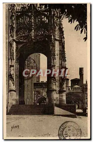 Ansichtskarte AK Albi Cathedrale Sainte Cecile le porche