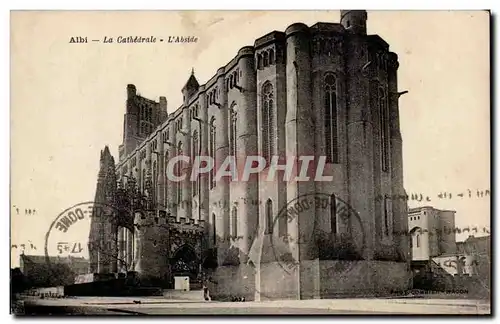 Cartes postales Albi La cathedrale L abside